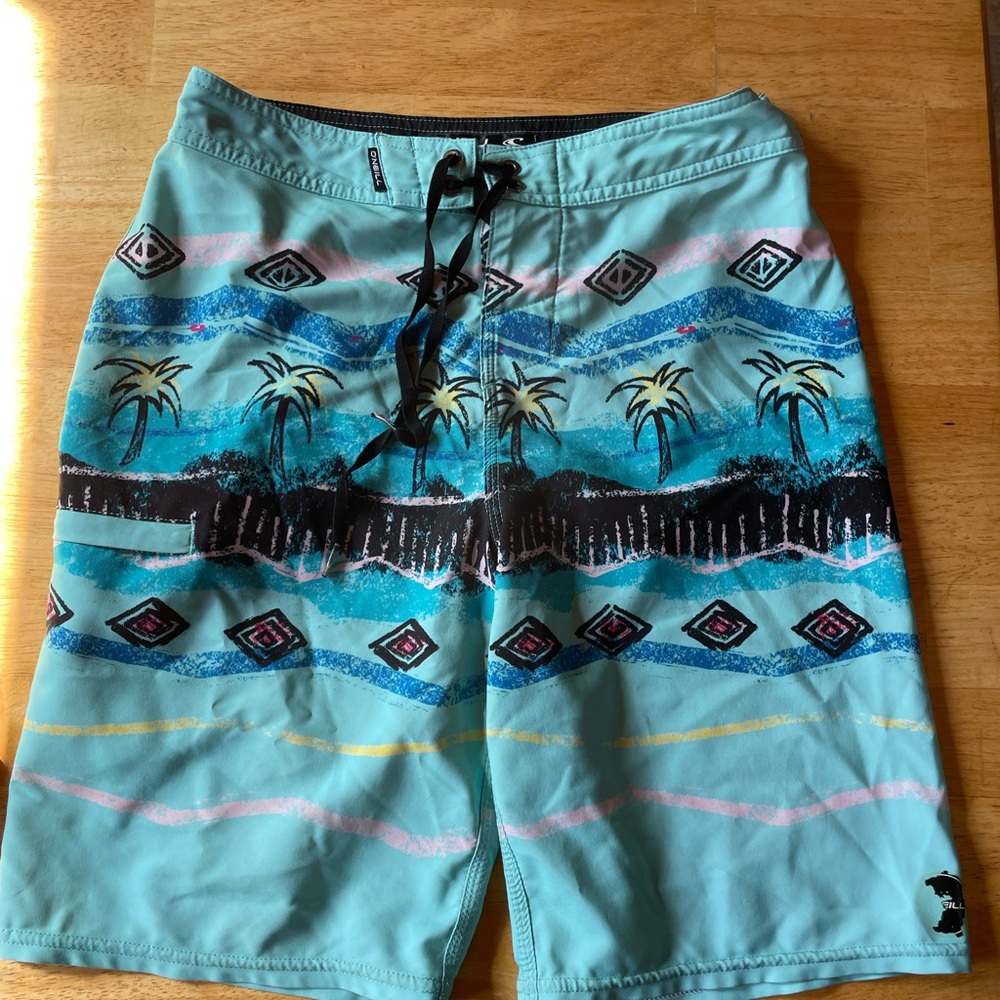 O’Neill Hyperfreak Tropical Print Boys Swim Shorts